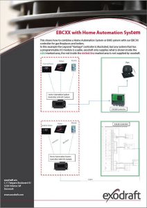 EBCXX med hjemmeautomasjons system
